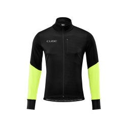 JACHETA CUBE BLACKLINE SOFTSHELL JACKET SAFETY BLACK N NEON YELLOW L