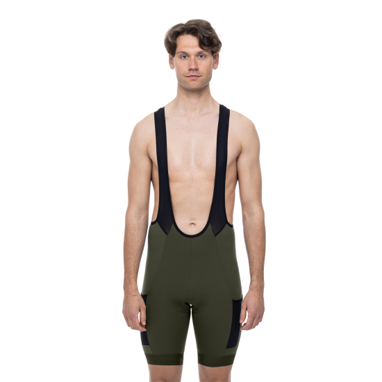 PANTALONI CUBE BLACKLINE BIB SHORTS CARGO OLIVE M PANTALONI CUBE BLACKLINE BIB SHORTS CARGO OLIVE M