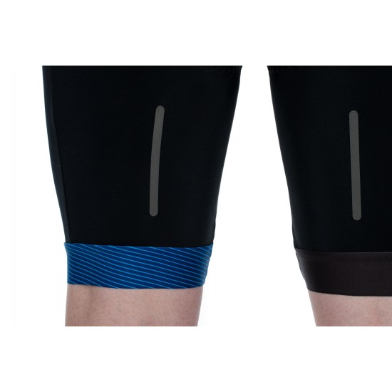 PANTALONI CUBE TEAMLINE BIB SHORTS BLACK BLUE L PANTALONI CUBE TEAMLINE BIB SHORTS BLACK BLUE L