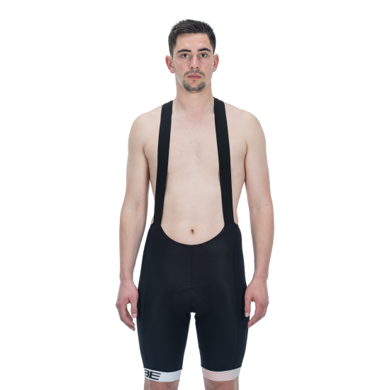 PANTALONI CUBE TEAMLINE BIB SHORTS BLACK WHITE M PANTALONI CUBE TEAMLINE BIB SHORTS BLACK WHITE M