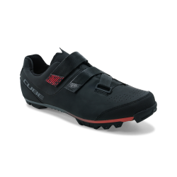 PANTOFI CICLISM CUBE SHOES MTB PEAK BLACK RED 42