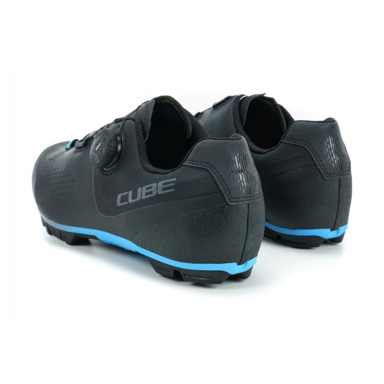 PANTOFI CICLISM CUBE SHOES MTB PEAK PRO Black Blue 43