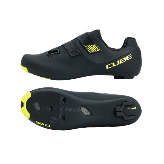 PANTOFI CICLISM CUBE SHOES RD SYDRIX BlaCK Lime 42