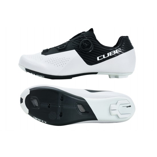 PANTOFI CICLISM CUBE SHOES RD SYDRIX PRO Black White 41