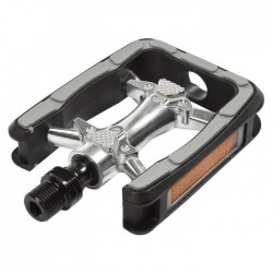 PEDALE CUBE RFR COMFORT RACE NEGRU/ARGINTIU