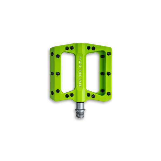 PEDALE CUBE RFR FLAT ETP Verde PEDALE CUBE RFR FLAT ETP Verde