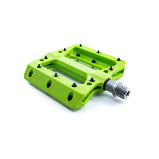 PEDALE CUBE RFR FLAT ETP Verde PEDALE CUBE RFR FLAT ETP Verde