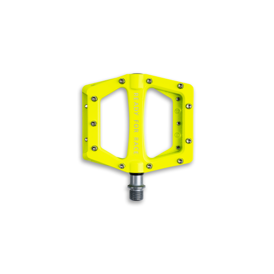 PEDALE CUBE RFR FLAT RACE Galben neon