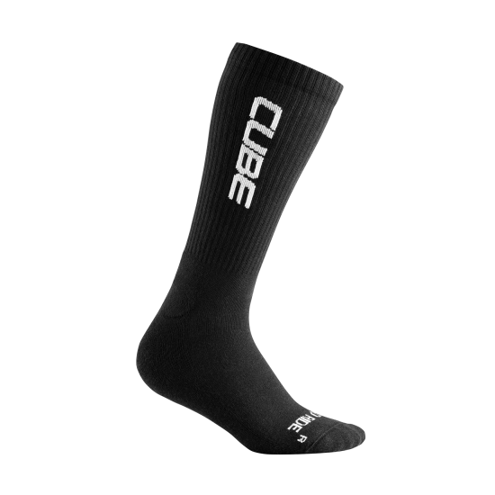 SOSETE CUBE SOCKS AFTER RACE HIGH CUT LOGO BLACK WHITE 40-43 SOSETE CUBE SOCKS AFTER RACE HIGH CUT LOGO BLACK WHITE 40-43