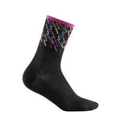 SOSETE CUBE SOCKS HIGH CUT BLACKLINE BLACK BLUE/PINK 36-39 SOSETE CUBE SOCKS HIGH CUT BLACKLINE BLACK BLUE/PINK 36-39