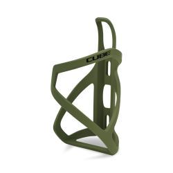 SUPORT BIDON CUBE BOTTLE CAGE HPP LEFT-HAND SIDECAGE MATT BLACK - GLOSSY OLIVE SUPORT BIDON CUBE BOTTLE CAGE HPP LEFT-HAND SIDECAGE MATT BLACK - GLOSSY OLIVE