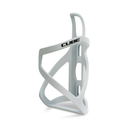 SUPORT BIDON CUBE BOTTLE CAGE HPP LEFT-HAND SIDECAGE MATT BLACK - GLOSSY WHITE SUPORT BIDON CUBE BOTTLE CAGE HPP LEFT-HAND SIDECAGE MATT BLACK - GLOSSY WHITE