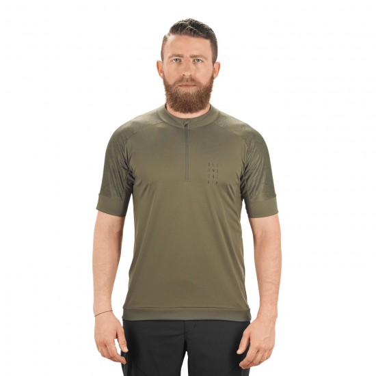 TRICOU CICLISM CUBE AM S/S OLIVE L TRICOU CICLISM CUBE AM S/S OLIVE L