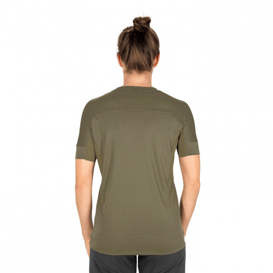 TRICOU CICLISM CUBE AM WS ROUND-NECK S/S OLIVE S (36)
