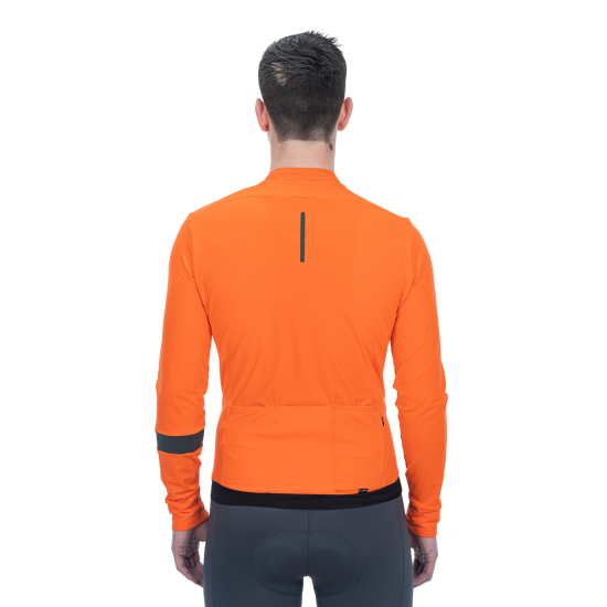 TRICOU CICLISM CUBE BLACKLINE JERSEY L/S ORANGE L