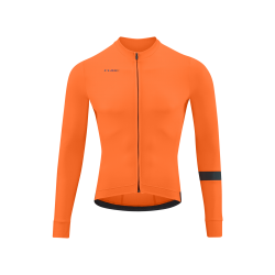 TRICOU CICLISM CUBE BLACKLINE JERSEY L/S ORANGE M