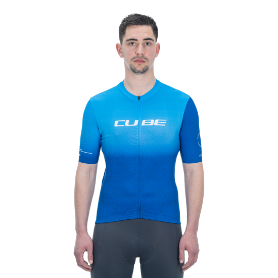 TRICOU CICLISM CUBE BLACKLINE JERSEY RACE S/S BLUE L