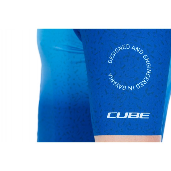 TRICOU CICLISM CUBE BLACKLINE JERSEY RACE S/S BLUE L