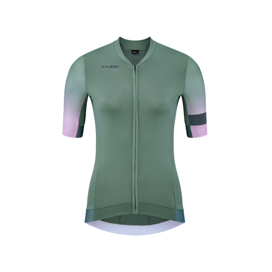 TRICOU CICLISM CUBE BLACKLINE WS JERSEY FADE S/S OLIVE VIOLET M (38)