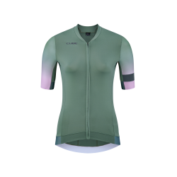 TRICOU CICLISM CUBE BLACKLINE WS JERSEY FADE S/S OLIVE VIOLET S (36)