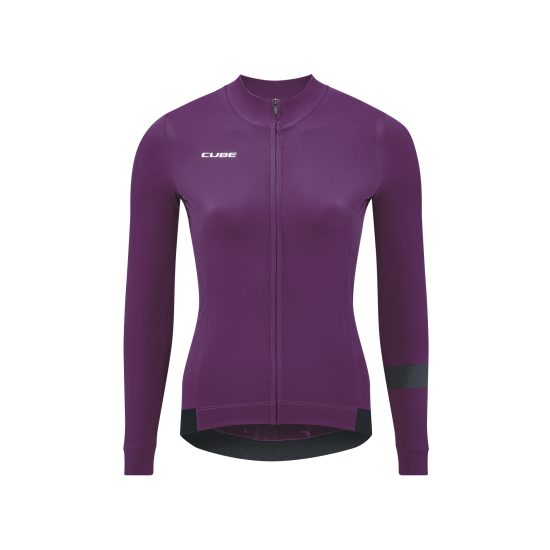 TRICOU CICLISM CUBE BLACKLINE WS JERSEY L/S VIOLET M (38)