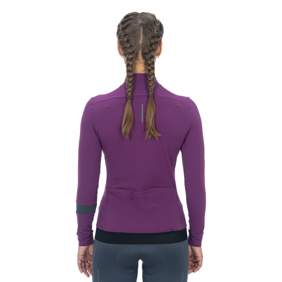 TRICOU CICLISM CUBE BLACKLINE WS JERSEY L/S VIOLET M (38)