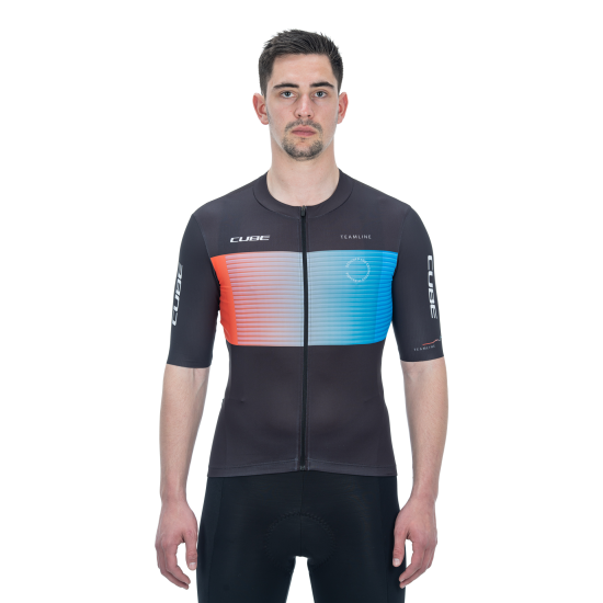 TRICOU CICLISM CUBE TEAMLINE JERSEY S/S BLACK BLUE RED L TRICOU CICLISM CUBE TEAMLINE JERSEY S/S BLACK BLUE RED L