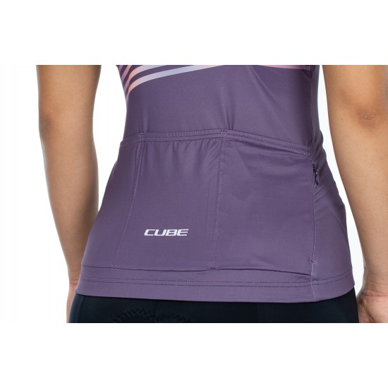 TRICOU CICLISM CUBE TEAMLINE WS JERSEY S/S VIOLET SAND M (38) TRICOU CICLISM CUBE TEAMLINE WS JERSEY S/S VIOLET SAND M (38)