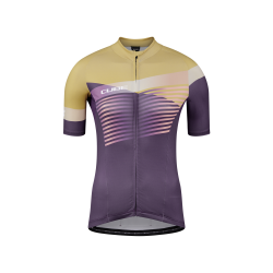 TRICOU CICLISM CUBE TEAMLINE WS JERSEY S/S VIOLET SAND S (36)