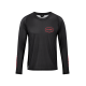 TRICOU CICLISM CUBE VERTEX ROUND NECK JERSEY L/S BLACK XXL