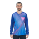TRICOU CICLISM CUBE VERTEX ROUND NECK JERSEY L/S BLUE PINK M TRICOU CICLISM CUBE VERTEX ROUND NECK JERSEY L/S BLUE PINK M