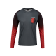 TRICOU CICLISM CUBE VERTEX ROUND NECK JERSEY L/S GREY RED L TRICOU CICLISM CUBE VERTEX ROUND NECK JERSEY L/S GREY RED L