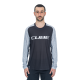 TRICOU CICLISM CUBE VERTEX ROUND NECK JERSEY L/S GREY-BLACK XL