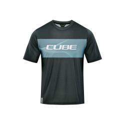TRICOU CICLISM CUBE VERTEX ROUND NECK JERSEY S/S GREY MINT M