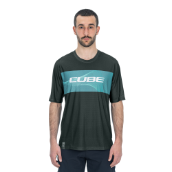 TRICOU CICLISM CUBE VERTEX ROUND NECK JERSEY S/S GREY MINT M TRICOU CICLISM CUBE VERTEX ROUND NECK JERSEY S/S GREY MINT M
