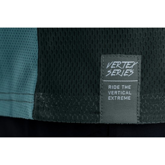 TRICOU CICLISM CUBE VERTEX ROUND NECK JERSEY S/S GREY MINT M TRICOU CICLISM CUBE VERTEX ROUND NECK JERSEY S/S GREY MINT M