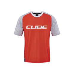 TRICOU CICLISM CUBE VERTEX ROUND NECK JERSEY S/S ORANGE L
