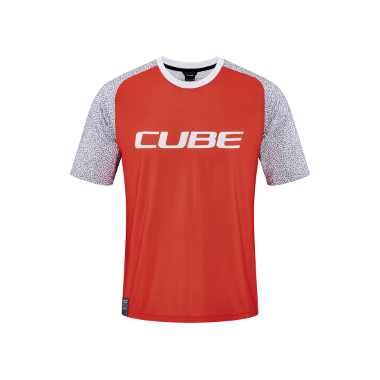 TRICOU CICLISM CUBE VERTEX ROUND NECK JERSEY S/S ORANGE M TRICOU CICLISM CUBE VERTEX ROUND NECK JERSEY S/S ORANGE M