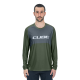 TRICOU CICLISM CUBE VERTEX ROUND NECK JERSEY TM L/S OLIVE GREY M TRICOU CICLISM CUBE VERTEX ROUND NECK JERSEY TM L/S OLIVE GREY M