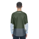 TRICOU CICLISM CUBE VERTEX ROUND NECK JERSEY TM L/S OLIVE GREY M TRICOU CICLISM CUBE VERTEX ROUND NECK JERSEY TM L/S OLIVE GREY M