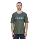 TRICOU CICLISM CUBE VERTEX ROUND NECK JERSEY TM S/S OLIVE GREY L