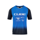 TRICOU CICLISM CUBE VERTEX ROUND NECK JERSEY X ACTIONTEAM S/S BLACK BLUE XL