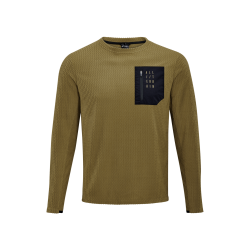 TRICOU CUBE ATX FLEECE JERSEY L/S BROWN M