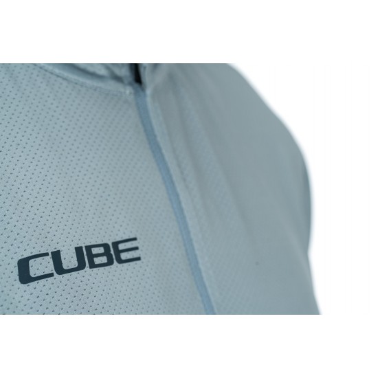 TRICOU CUBE ATX HALF ZIP CMPT S/S GREY L TRICOU CUBE ATX HALF ZIP CMPT S/S GREY L