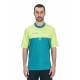 TRICOU CUBE ATX HALF ZIP CMPT S/S VERDE LIME M