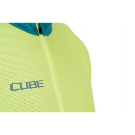 TRICOU CUBE ATX HALF ZIP CMPT S/S VERDE LIME XL TRICOU CUBE ATX HALF ZIP CMPT S/S VERDE LIME XL