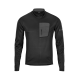 TRICOU CUBE ATX JERSEY FULL ZIP L/S BLACK L