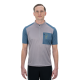 TRICOU CUBE ATX JERSEY HALF ZIP S/S BEIGE BLUE TRICOU CUBE ATX JERSEY HALF ZIP S/S BEIGE BLUE