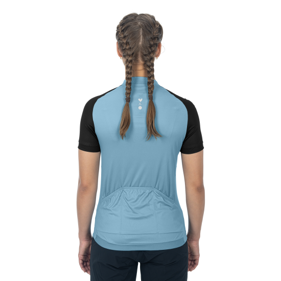 TRICOU CUBE ATX WS JERSEY FULL ZIP CMPT S/S BLUE M TRICOU CUBE ATX WS JERSEY FULL ZIP CMPT S/S BLUE M