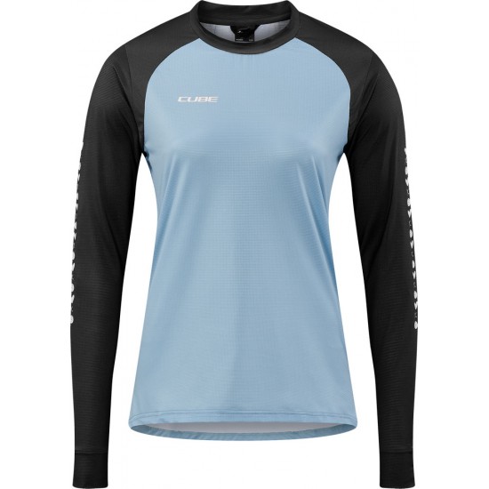 TRICOU CUBE ATX WS ROUND NECK L/S BLACK/BLUE S TRICOU CUBE ATX WS ROUND NECK L/S BLACK/BLUE S